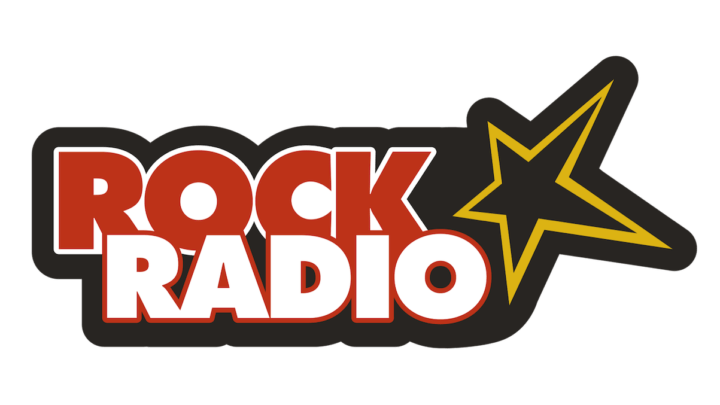 Rock radio logo barevné png