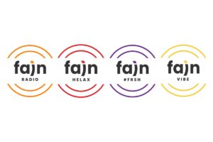 Rodina Fajn radii ma 4 cleny: Fajn radio, Fajn Helax, Fajn Fresh a Fajn Vibe