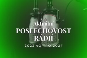 Nejposlouchanější rádia - Aktuální poslechovost radií za 4. čtvrtletí 2023 a 1 čtvrtletí 2024 (1.10.2023-31.3.2024), Radioprojekt
