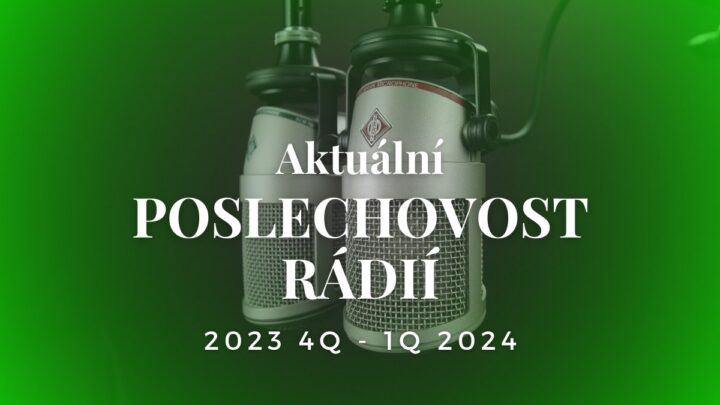 Nejposlouchanější rádia - Aktuální poslechovost radií za 4. čtvrtletí 2023 a 1 čtvrtletí 2024 (1.10.2023-31.3.2024), Radioprojekt